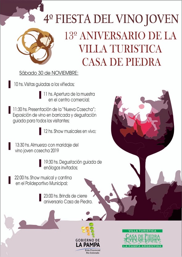 4 Fiesta del Vino Joven 13 Aniversario de la Villa Turística Casa de Piedra