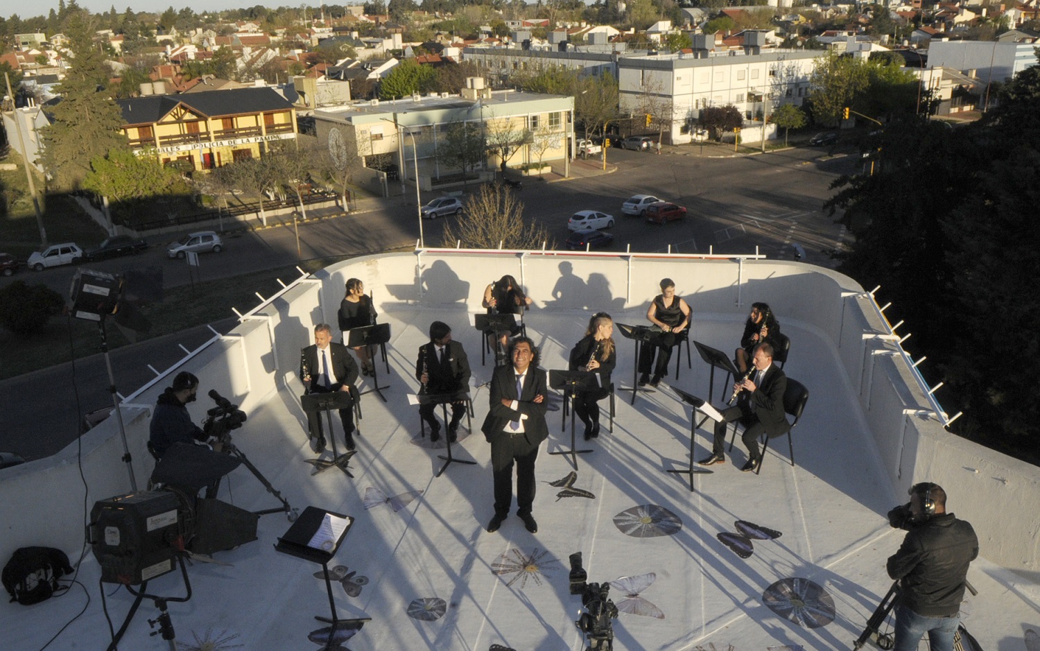 Banda Sinfónica en terraza Medasu