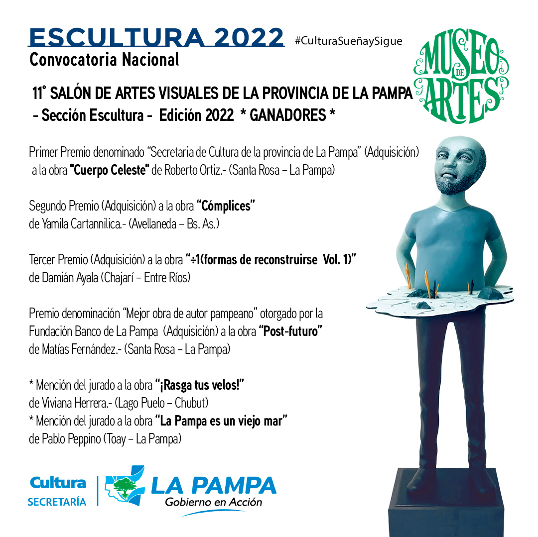 ganadores del salon de artes visuales escultura 2022